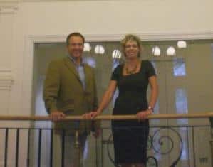 REA technical director Jeremy Jacobs and REA chief executive Gaynor Hartnell at the REAs new offices in London